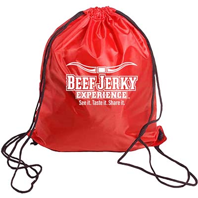 Beef Jerky Experience Red String Bag